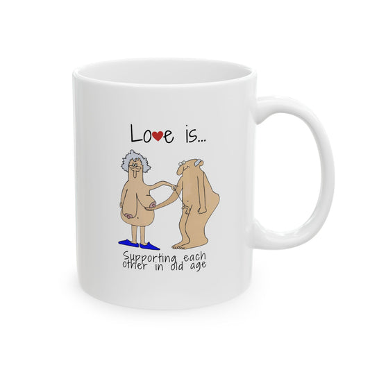 Hold Each Other Up Ceramic Mug 11oz