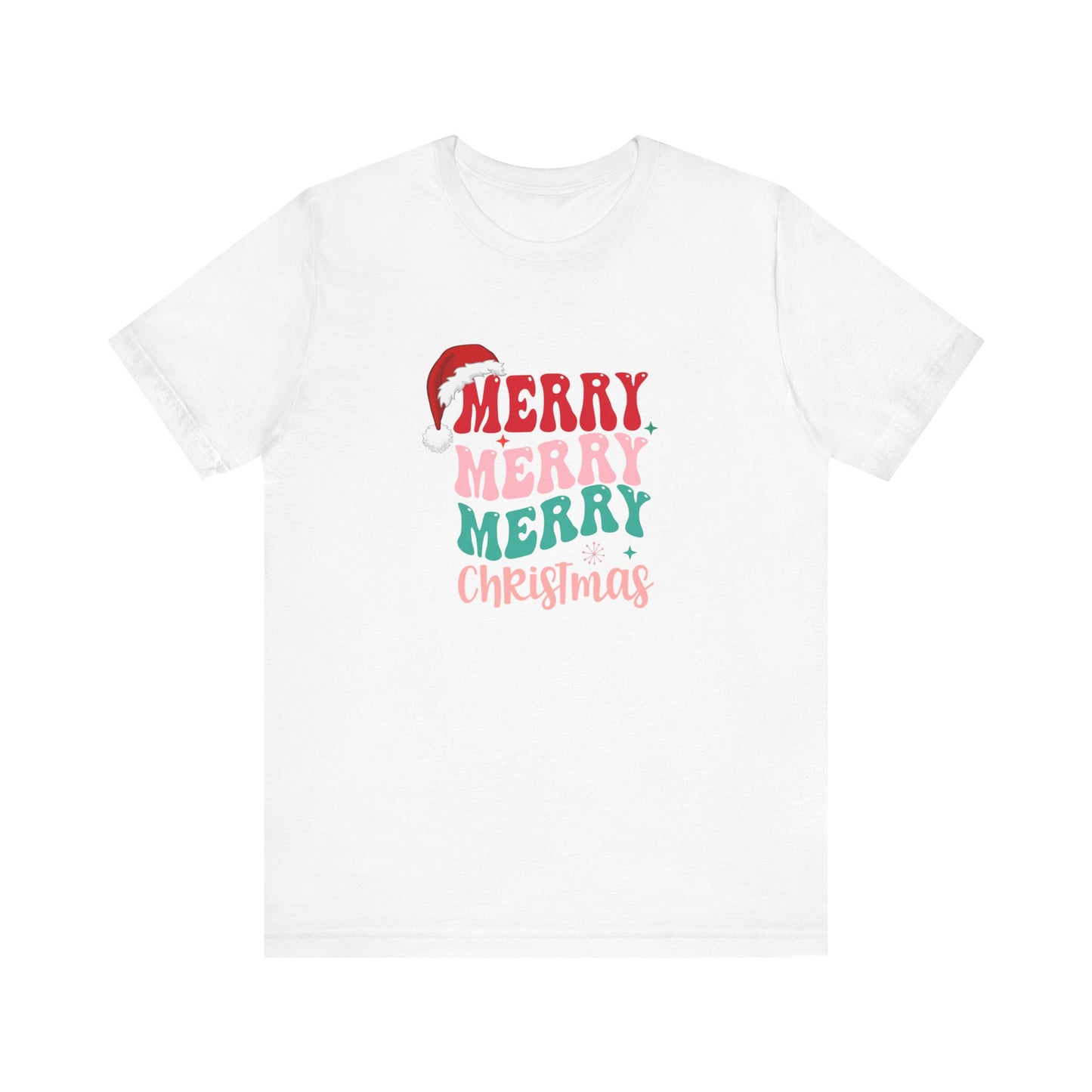 Merry Merry Christmas Unisex Jersey Short Sleeve Tee