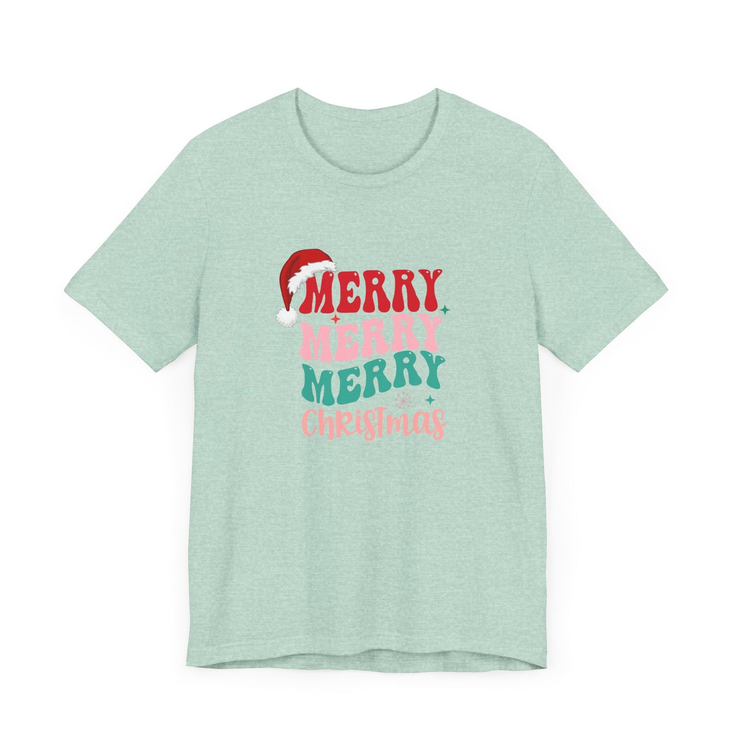 Merry Merry Christmas Unisex Jersey Short Sleeve Tee