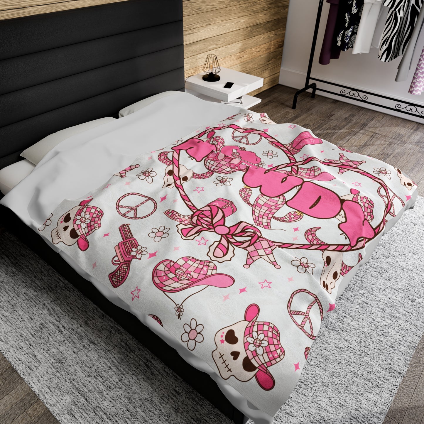 Custom Velveteen Plush Blanket