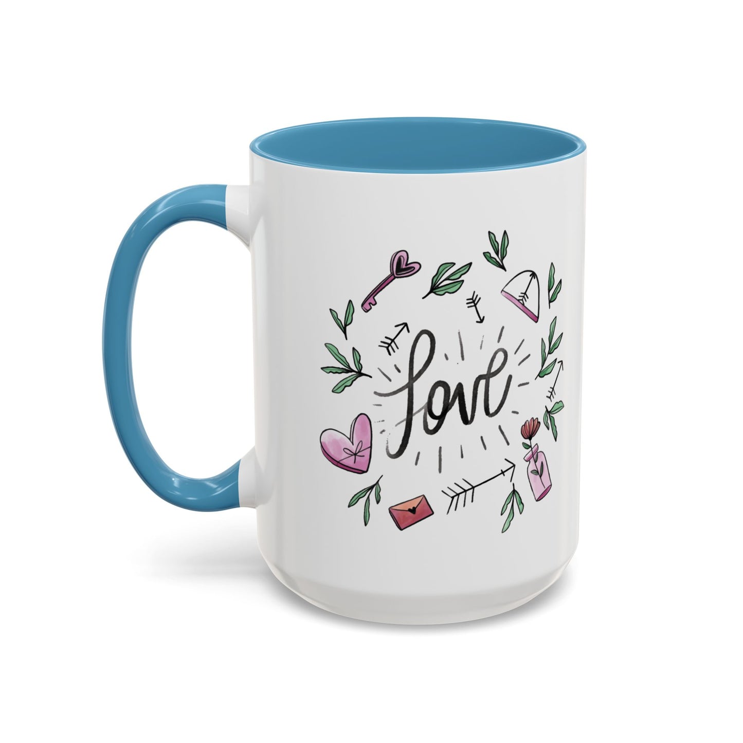 Love Accent Coffee Mug (11, 15oz)